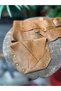 Handmade Blair Pocketed Tan Cream Genuine Leather Belt, Bohemian Belt, Women's Belt, Dress Belt, Trouser Belt, Coat Belt, Waist Belt, Corset Belt - 3