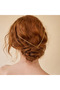 Silver Plated Graceful V Shape Metal Hair Comb for Women High Quality Headdress Jewelry Elegant Head - 7