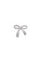 73No. Silver South Korea Cute Bow Brooch Female Ornament Fixed Clothes Collar Pin Anti-Unwanted-Expo - 5