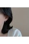Multicolor Gold-color 1 pair of elegant long water drop zircon pendant earrings for ladies with fash - 4