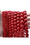 8mm approx 45 beads Red Coral Stone Beads Round Loose Spacer Beads for Jewelry Making DIY Charms Bra