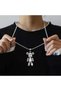 Litle bear Hip-hop Creative Niche Movable Bear Pendant Necklace Trend Simple Male and Female Couple - 4
