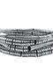 4X1MM About 320pcs Coin Shape Natural Stone Silver Color Hematite 3/4/6/8MM Flat Round Spacer Loose