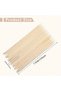 50PCS 100pcs Premium Wooden Wax Applicator Sticks - Mini Size for Precision Eyebrow Lip & Nose Hair - 3