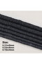 8x2MM 200pcs 4/6/8mm Natural Black Lava Rock Stone Beads Flat Round Spacer Rondelle Loose Beads For - 5