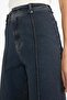 Culotte High Waist Long Jean Washed Trousers F5537Ax25Au - 5