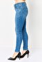 Women Skinny Fit Washed Stretchable Denim, Blue - 2