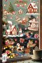 Double-Sided Christmas Glass Sticker Set – Home & Store Decor |   46 Pieces Premium New Year Ornaments - 2