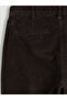 Brown Standard Fit Velvet Men's Trousers - 2