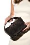 Island Brown Suede Genuine Leather Women's Shoulder Bag - 5