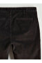 Anthracite Standard Fit Velvet Men's Trousers - 2