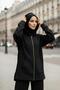 Women's Modal Fabric Kangaroo Pocket Hooded Modest Dual Set - 5