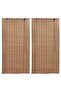Bamboo Roller Blinds 2 pcs 100 x 160 cm Brown