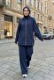 Women's Modal Fabric Kangaroo Pocket Hooded Modest Dual Set - 3
