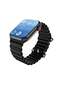 Super Mini Ladies Special Smart Watch with Three Set Strap and Wireless Charger Black - 2
