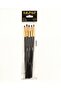 Silicone Brush Set, Hobby, Pottery, Sculptor, Embossing, Gold Medium Size 5 Pcs - 3