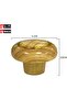 Modern Furniture Handle Knobs Cabinet Drawer Pull Knobs (6, PVC GOLD) - 2