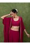 Set of 3 - Embroidered Crop Top, Pants and Shrug - 4