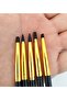 Silicone Brush Set, Hobby, Pottery, Sculptor, Embossing, Gold Medium Size 5 Pcs - 4