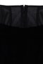 Black Comfortable Cut Trousers with Waist Corset Detail - 4