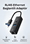 محول إيثرنت RJ45 متوافق مع Lightning وUSB-C، محول إنترنت سلكي للهواتف والأجهزة اللوحية UL-31L