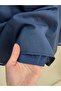 Bilge Büzgülü Belted Voile Skirt-Ek747 Navy Blue - 5