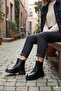 1016 Comfortable Warm Lining Non-Slip Sole Genuine Leather Women's Boots - 6