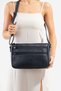 2108 Real Leather Women's Crossbody Bag Dark Blue - 3