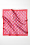 Silk Textured Satin Scarf 70X70