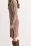 Women's Mink Waistband Slit Hair Braid Mini Dress Elb-19002289 - 4