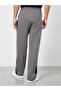 Men Grey Straight Fit Badge Detail Joggers - 5