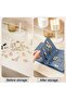 Earring Holder Organizer with Foldable Design - Portable Leather Travel Earring Case - 3