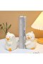 LADDERU Hug Duck Bookends - Cute Resin Bookends for Shelves (Duck) - 5