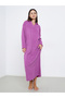 Ribbed Long Sleeve Sleep T-Shirt Dress