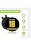 black Funny Golf Ball Marker with a Standard Magnetic Hat Clip Funny Golf Ball Marker Hat Clip for M - 5
