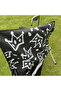 MULTI Stylish Black and White Geometric Print Golf Towel - Super Absorbent- Perfect Gift for Golfer - 5