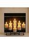 smtyle DIY 9-Mantle Candelabra Flameless or Wax Candle Holder - Black Iron - 4