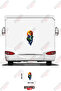 River and Nature Visual Caravan Sticker Coating