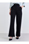 Women Black Wide Leg Trousers - 3