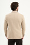 Corded Fabric Slim Fit Mono Collar Pocket Men's Jacket Beige - 41477.25K - 6