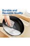 EVORIA Microfiber Tear-Away Cleaning Cloth Roll, 20 Reusable Sheets (Grey) - 7
