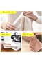 6Pc Premium Microfiber Dishcloths, 30x30cm, Beige/Gray/Pink - 2