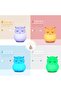 WHA&DARREN Large Owl Night Light for Kids - Silicone Bedside Lamp with Remote & Touch - 3