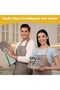Kitchen Towels - Super Absorbent 90% Cotton 10% Polyester, 8-Pack (Assorted) - 6