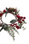25 cm – Berryli Pine Cone Christmas Door and Table Wreath Decorative New Year Ornament Product - 3