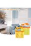 Blind Cleaner Duster Tool, 7-Finger Washable Mini Brush for Window/Venetian Blinds (Orange-ye - 6