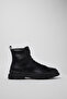 Brutus Men's Black Leather Mid-Top Boots