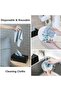 Extractable Cleaning Cloths, Edgeless Microfiber Towels, Reusable Terry Cloth Rags - 2