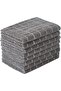 Microfiber Dish Towels - 8 Pack (Lattice Gray) - 26 x 18 Inch
