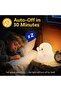 Halloween Cute Ghost Night Light for Kids - Squishy Silicone, Touch LED, Dimmable, Timer - 4